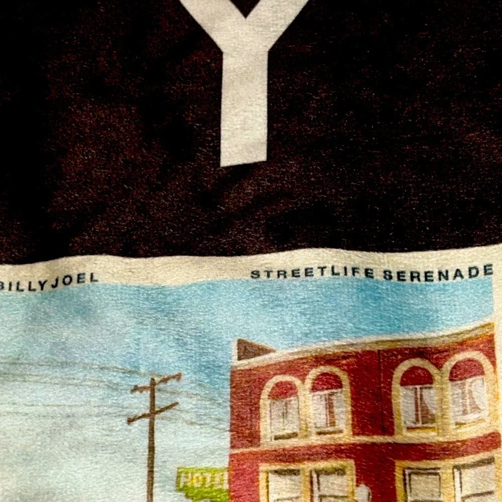 Billy Joel Album Cover Throw Blanket Collectible Patchwork Edition Sherpa